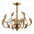 Подвесная люстра Illuminati MX8098-12A gold Meta Swan
