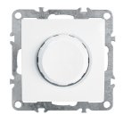 Выключатель диммирующий (механизм) STEKKER 39313, PSW10-9106-01, 250В, 600W Эрна, белый
