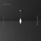 Подвесной светильник KLABBE 3 лампы Lampatron klabbe-3 7668-21483