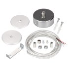 Подвес токопроводящий ARL-SL-ROUND-D70-360deg вертикальный (, провод 2x0.5) Arlight 037772