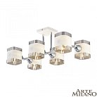 Люстра потолочная с плафонами Arte Milano 329809/6 WH+CR Amalfi