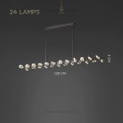Реечный, рядный светильник GLORIOLE LINE 24 LED Lampatron gloriole-line-24 9128-26000