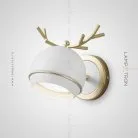 Бра WENDY WALL Цвет Белый + Латунь. Трехцветный свет Lampatron 5945-15798