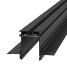 Трек SY 24В встраиваемый без проводов Черный, 2м SWG SY-601201-RC-2-BL