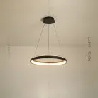 Кольцевые люстры и светильники CHANETT Размер S. Цвет Черный. Нейтральный свет Lampatron 6521-17718