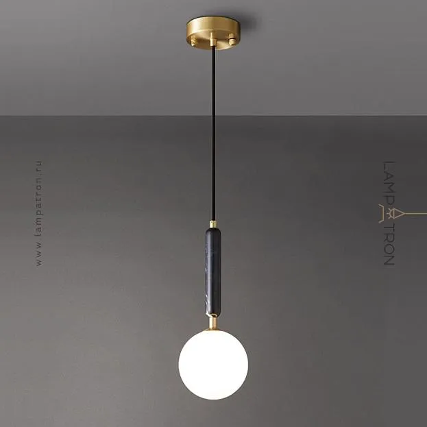 Подвесной светильник PETIT B Черный мрамор. Lampatron petit-b-black 8086-22090 Подвесной светильник PETIT B Черный мрамор. Lampatron petit-b-black 8086-22090