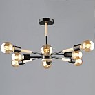 Потолочная люстра Reluce 99960-0.3-08 BK+WOOD