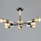 Потолочная люстра Reluce 99960-0.3-08 BK+WOOD
