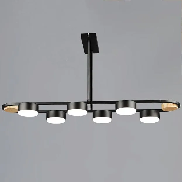 Потолочная люстра Reluce 02760-0.3-06 BK+WOOD GX53 Потолочная люстра Reluce 02760-0.3-06 BK+WOOD GX53