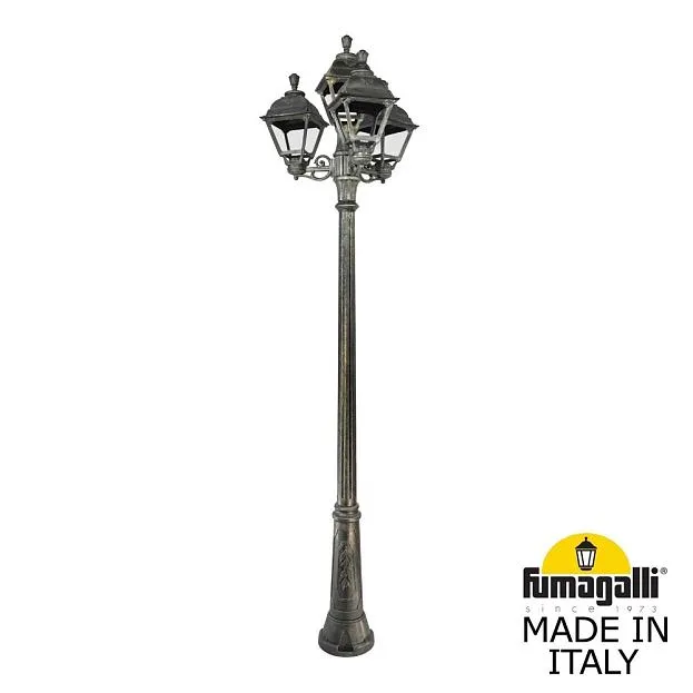 Садово-парковый фонарь FUMAGALLI RICU BISSO/CEFA 3+1 U23.157.S31.BXE27 Античная бронза