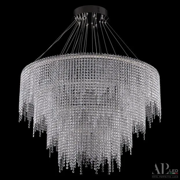 Люстра светодиодная хрустальная APL LED SH02.93.4D.B.Ni.4000 Sicilia Люстра светодиодная хрустальная APL LED SH02.93.4D.B.Ni.4000 Sicilia