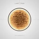 Бра RODA WALL Светлое Дерево. Размер XL Lampatron 3553-8708