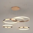 Подвесной светодиодный светильник с пультом управления Eurosvet 90175/5 медный a045415 Posh