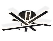 Настенно-потолочный светодиодный светильник с пультом Ambrella light FA8906 BK/CH