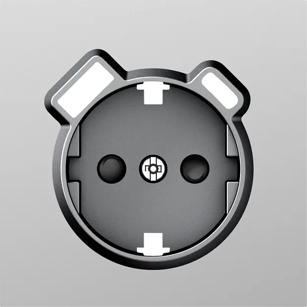 Накладка для розетки Schuko с зарядным устройством USB A+C, со шторками 16A 250В, сталь, Donel DS22937 S08 Накладка для розетки Schuko с зарядным устройством USB A+C, со шторками 16A 250В, сталь, Donel DS22937 S08