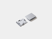 Заглушки серебряные для профиля L5570, 2 шт/комплект SWG L5570-D