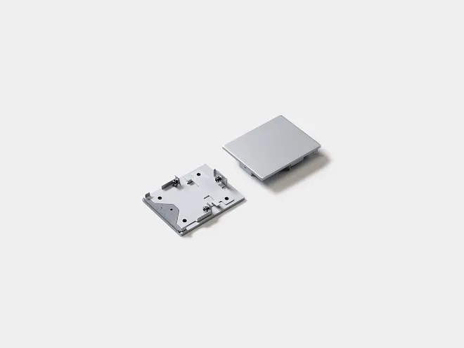 Заглушки серебряные для профиля L5570, 2 шт/комплект SWG L5570-D
