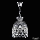 Подвесной светильник бронзовый Bohemia Ivele Crystal  5478/22 Ni Clear/M-1H