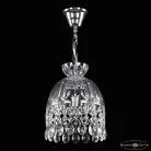 Подвесной светильник бронзовый Bohemia Ivele Crystal  5478/22 Ni Clear/M-1H