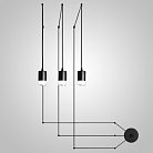 Подвесной Светильник Via Wireflow Polyhedral 0363 Freeform Suspension Lamp 85257-22 ImperiumLoft