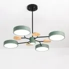 Люстра На Штанге Meade 5 Lamps Green ImperiumLoft207856-26