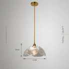 Подвесной светильник FLEUR A Цвет прозрачный Lampatron fleur-a-clear 2073-25562