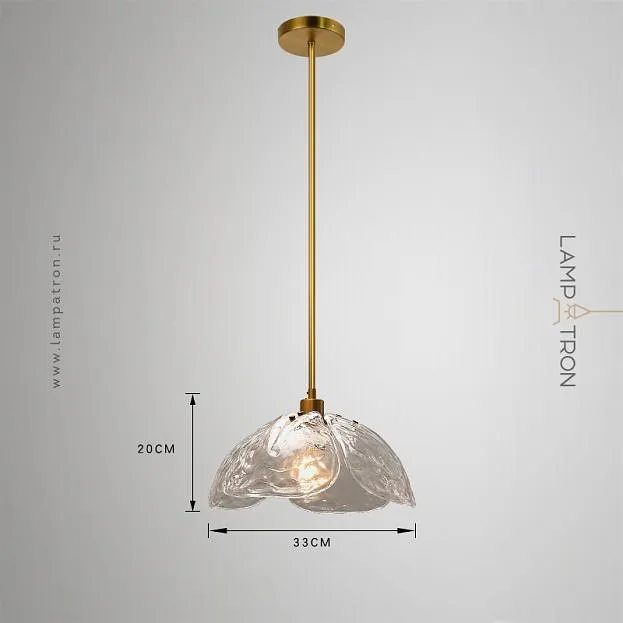 Подвесной светильник FLEUR A Цвет прозрачный Lampatron fleur-a-clear 2073-25562 Подвесной светильник FLEUR A Цвет прозрачный Lampatron fleur-a-clear 2073-25562