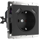 Розетка с USBх2 (черный матовый) Werkel W1171508 a051617