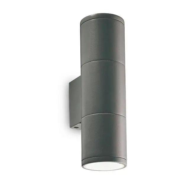 Уличный настенный светильник Ideal Lux Gun AP2 Small Antracite 236841 Уличный настенный светильник Ideal Lux Gun AP2 Small Antracite 236841
