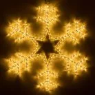 Светодиодная фигура Ardecoled 034252 Снежинка ARD-Snowflake-M4-750x750-324Led Warm