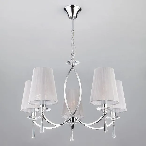 Подвесная люстра Eurosvet 60079/5 хром 00000085988 Valery