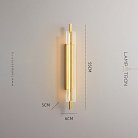 Бра STINUS Размер S. Цвет латунь Lampatron stinus-brass-s 8877-25072