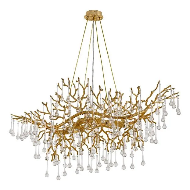 Люстра в виде веточек Arte Milano 250210.1000.6.E14.I GD Свет