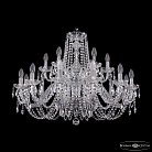 Люстра хрустальная Bohemia Ivele Crystal  1402/12+6/300/2d Ni