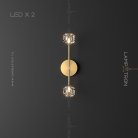 Бра RH WALL C 2 лампы Lampatron 6771-18519