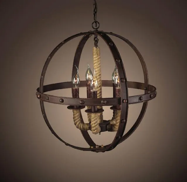 Подвесная люстра Spere Loft Rope Light ImperiumLoft 75381-22 40.295