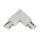 Соединитель L-образный Uniel UBX-A22 WHITE 1 POLYBAG