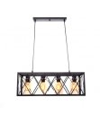 Подвесной светильник Lumina Deco LDP 11535-4 BK NORTIS