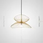 Подвесной светильник SIMRIS Размер S. Цвет золото Lampatron 2326-24901