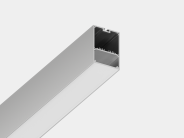 Подвесной/накладной алюминиевый профиль Design LED 2500 мм, анодированный, SWG LS.4970-R LS