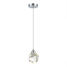 Подвес Хром/Прозрачный LED 1*3W 3000K ST-Luce SL6114.103.01 CASCATO