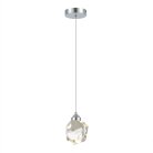 Подвес Хром/Прозрачный LED 1*3W 3000K ST-Luce SL6114.103.01 CASCATO