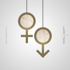 Подвесной светильник SYMBOL VENUS&MARS Lampatron 8784-24711