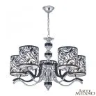 Люстра подвесная с плафонами 304957/5 Bk/Ni Arte Milano Florentia
