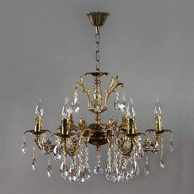 Подвесная люстра Ambiente Granada 2118/6 PB Tear drop Подвесная люстра Ambiente Granada 2118/6 PB Tear drop