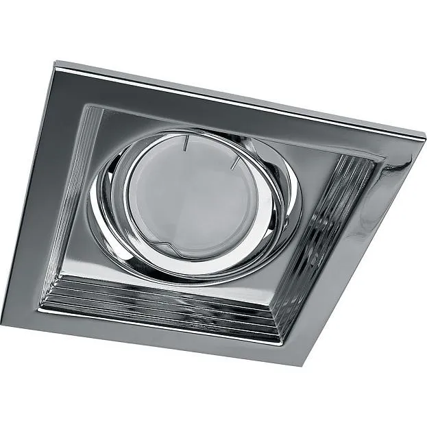 Светильник встраиваемый потолочный MR16 G5.3 хром Feron 41044 DLT201