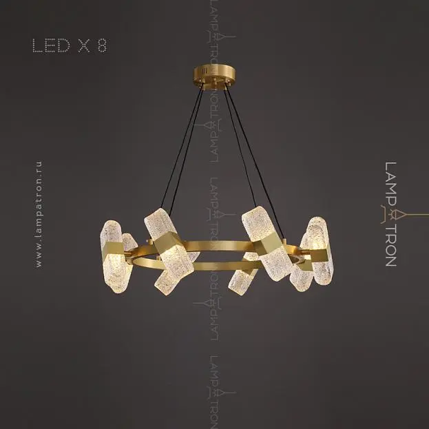 Кольцевые люстры и светильники CHARLIN 8 ламп Lampatron 5211-13298 Кольцевые люстры и светильники CHARLIN 8 ламп Lampatron 5211-13298