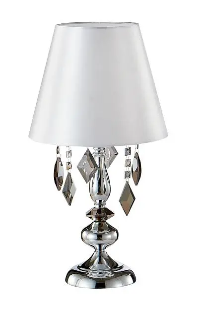 Настольная лампа Crystal Lux MERCEDES LG1 CHROME/SMOKE 0950/501 Настольная лампа Crystal Lux MERCEDES LG1 CHROME/SMOKE 0950/501