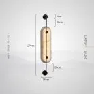 Бра PHEBE TALL Размер L. Цвет черный Lampatron 8961-25360