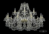 Люстра хрустальная Bohemia 1409/10+5/360 G 1409 Gold